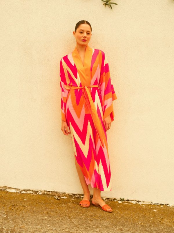 Jane Zigzag Kimono - Görsel 2