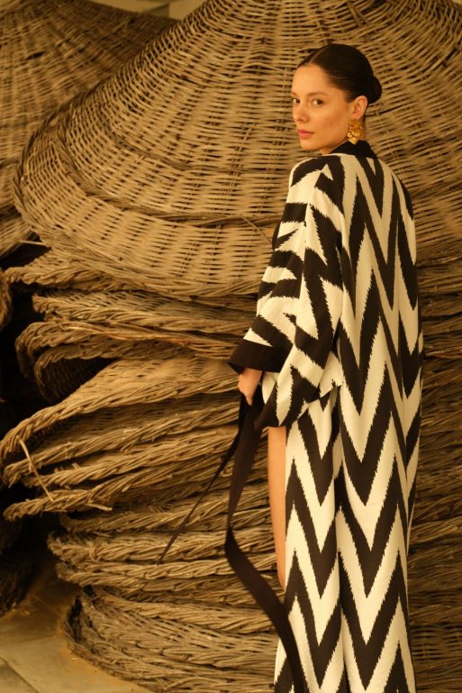 Mary Zigzag Kimono
