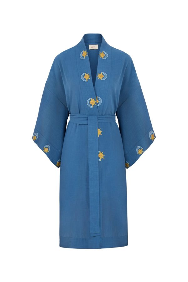 Mina Mavi Kaftan